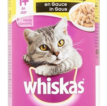 Whiskas Blik Adult Brokjes In Saus Kip