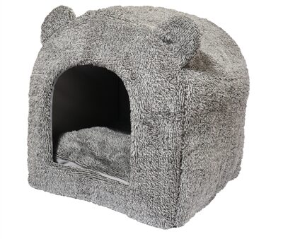 40 Winks Rosewood Kattenmand Iglo Teddy Grijs