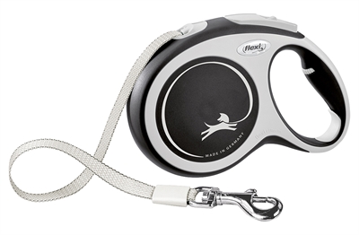 Flexi Rollijn New Comfort Tape Zwart - Afbeelding 2