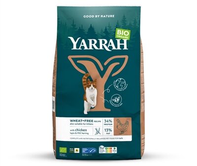 Yarrah Cat Adult Tarwevrij Kip / Vis