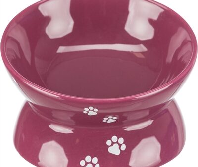 Trixie Voerbak / Waterbak Verhoogd Bordeaux / Bes