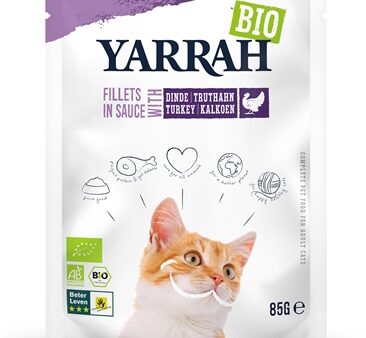 Yarrah Cat Biologische Filets Met Kalkoen In Saus