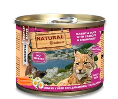 Natural Greatness Rabbit / Duck With Carrots And Chamomile