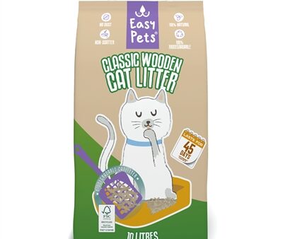 Easypets Biodegradable Classic Houtkorrels Kattenbakvulling