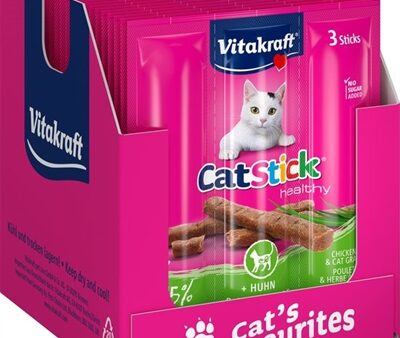 Vitakraft Cat-Stick Mini Kip / Kattengras