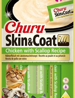 Inaba Churu Skin & Coat Chicken With Scallop Recipe