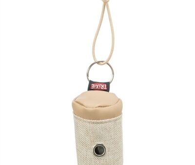 Trixie Poepzakhouder Canvaslook / Kunstleer Met 20 Poepzakjes Assorti