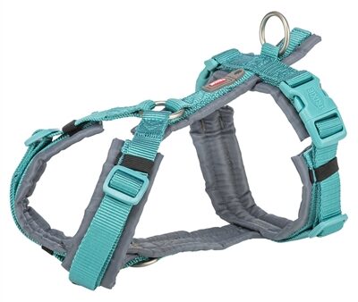 Trixie Hondentuig Premium Trekking Aqua Blauw / Grafiet Grijs
