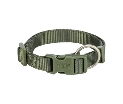 Trixie Halsband Hond Premium Olijfgroen
