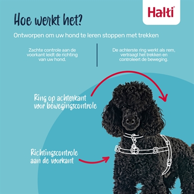 Halti Harness Front Control Zwart - Afbeelding 5