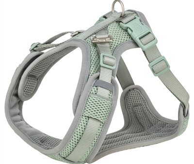 Trixie Hondentuig Premium Flexmesh Brede Borst Saliegroen