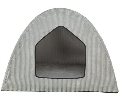Trixie Hondenmand Tent Jonna Vital Ribstof Lichtgrijs