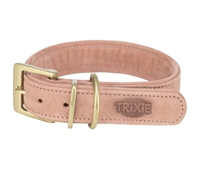 Trixie Halsband Hond Pure Leer Roze