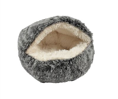 Croci Kattenmand Iglo Gemeleerd Zwart / Wit