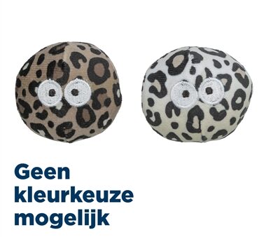 Trixie Bal Met Ogen Panterprint Met Kattenkruid / Catnip Assorti