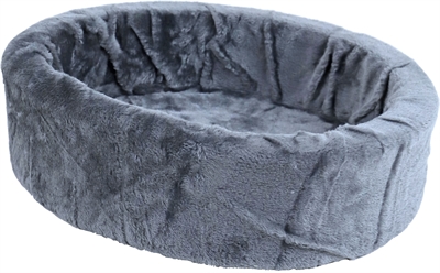 Merkloos Teddy Hondenmand Grijs