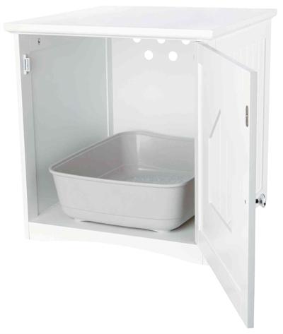 Trixie Kattenmand Huis Wit - Afbeelding 2