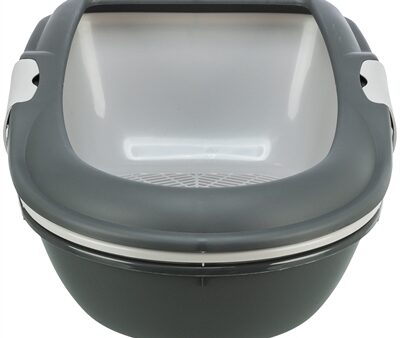 Trixie Berto Kattenbak Open Met Scheidingssyteem Grijs/Pastelblauw/Graniet