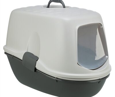 Trixie Berto Kattenbak Overdekt Met Zeef Scheidingssysteem Grijs