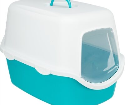 Trixie Kattenbak Vico Turquoise / Wit