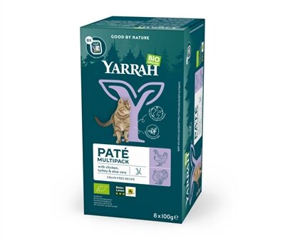 Yarrah Cat Multipack Pate Chicken / Turkey Grainfree