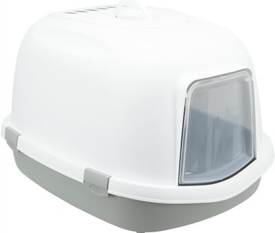 Trixie Kattenbak Primo Xxl Top Met Kap Grijs / Wit