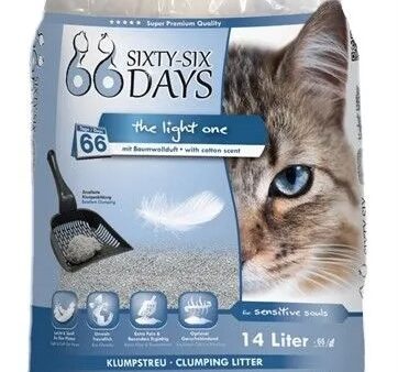 Merkloos 66 Days Cotton Light Kattenbakvulling