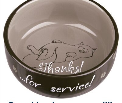 Trixie Voerbak / Waterbak Thanks For Service Keramiek Assorti