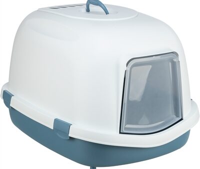 Trixie Kattenbak Primo Xxl Top Met Kap Blauw / Wit