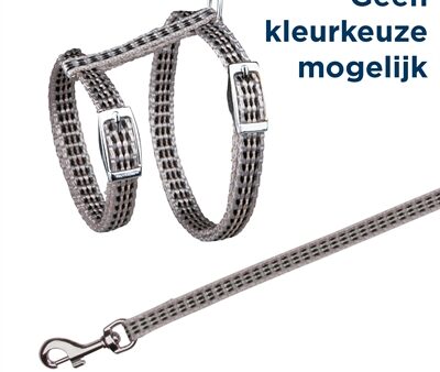 Trixie Kattentuig Met Riem Metalen Gespen Reflecterend Assorti