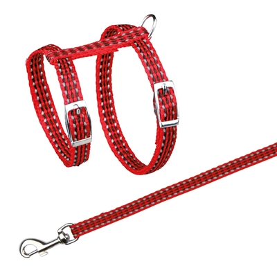 Trixie Kattentuig Met Riem Metalen Gespen Reflecterend Assorti - Afbeelding 4