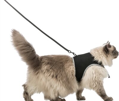 Trixie Softtuig Kat Met Riem Zwart