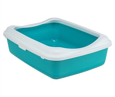 Trixie Kattenbak Classic Petrol / Wit