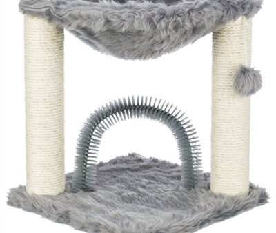 Trixie Krabpaal Baza Met Borstel Grijs