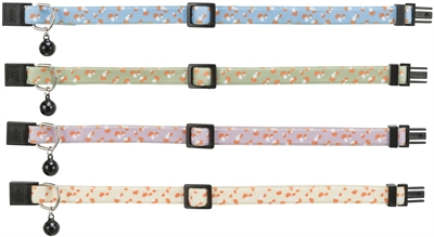 Trixie Halsband Kat Paddenstoel Elastich Assorti - Afbeelding 3