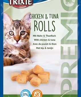 Trixie Premio Kip & Tonijn Rolletjes Voor Katten Glutenvrij