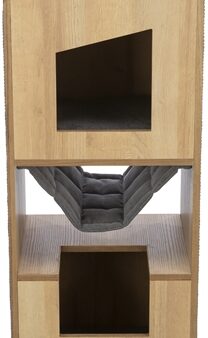 Trixie Citystyle Cat Tower Bruin / Grijs