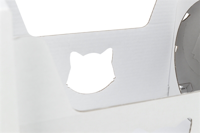 Trixie Kattenmeubel Casa Cara Karton Wit - Afbeelding 7
