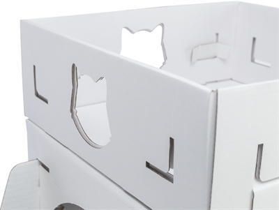 Trixie Kattenmeubel Casa Cara Karton Wit - Afbeelding 8