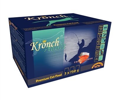 Kronch Premium Kattenbrok Met Zalm En Kip