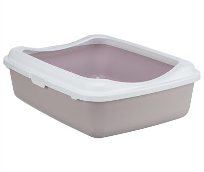 Trixie Kattenbak Classic Met Rand Lila / Wit