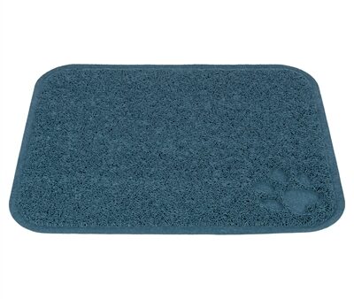 Trixie Schoonloopmat Voor Kattenbakken Pvc Blauw