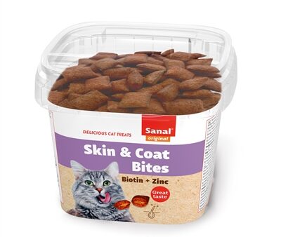 Sanal Cat Skin & Coat Bites Cup