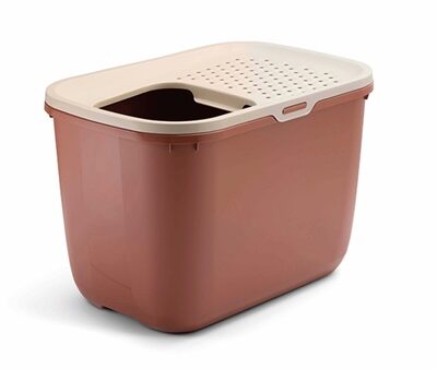 Savic Kattenbak Hop In Champagne Roze / Terracotta