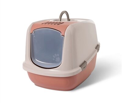 Savic Kattenbak Nestor Jumbo Champagne Roze / Terracotta