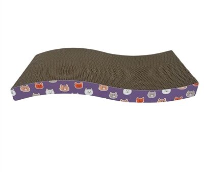 Easypets Cat Scratcher Wave Paars