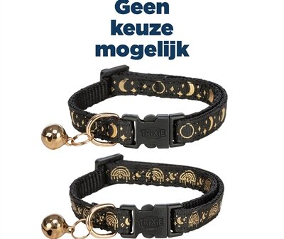 Trixie Halsband Kat Met Print Assorti